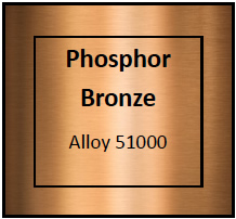 Phosphor Bronze Etching Materials